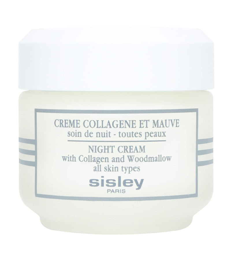 Sisley night cream with collagen and woodmallow (British brand)