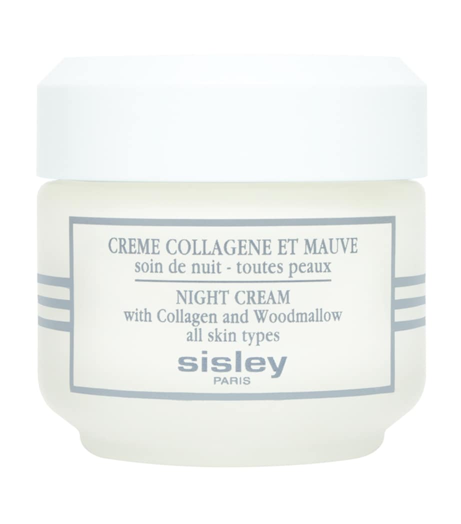 Sisley night cream with collagen and woodmallow (British brand)