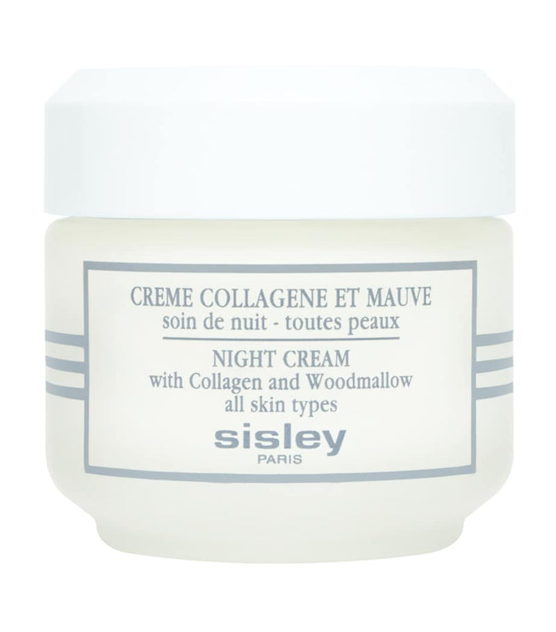 Sisley night cream with collagen and woodmallow (British brand)