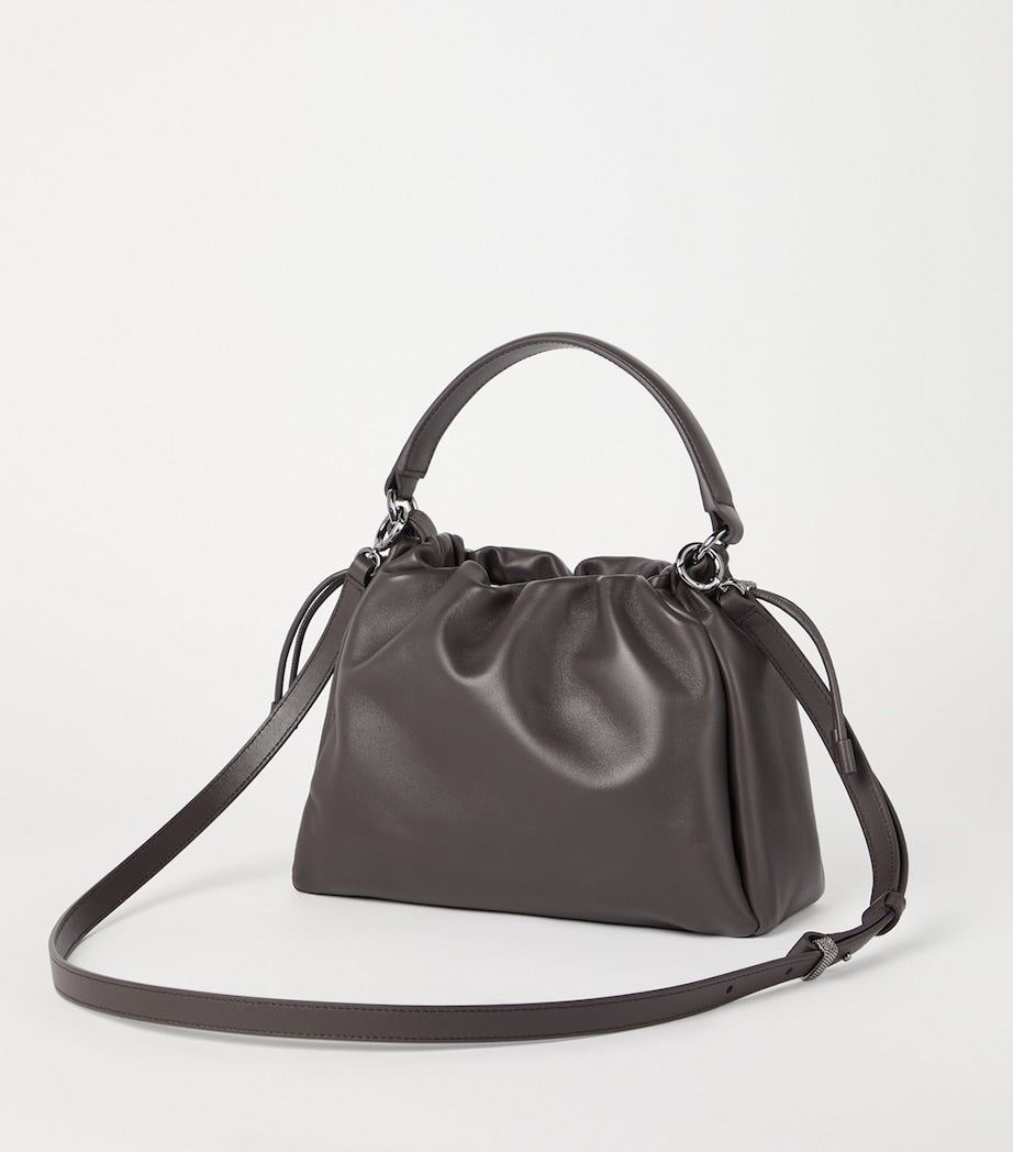 Brunello Cucinelli small Mellow bucket bag leather (British brand)