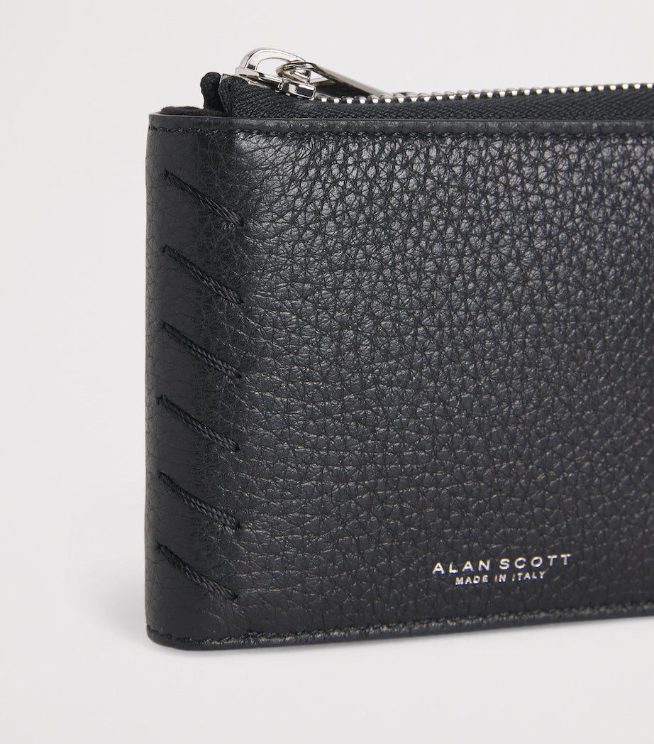 Alan Scott deerskin wallet with cashmere lining, UK version