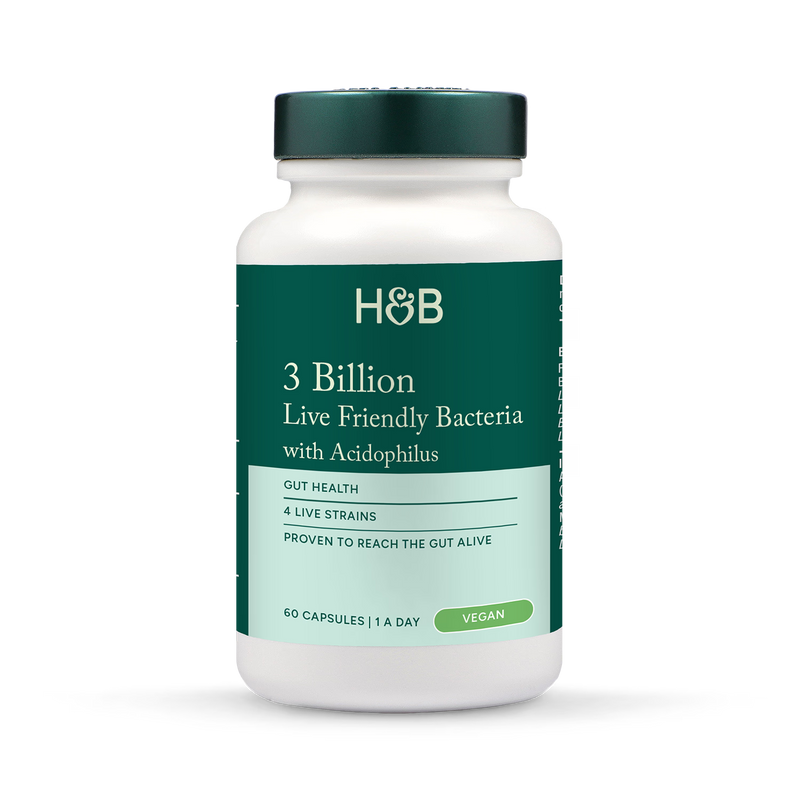 Holland & Barrett Live Friendly Bacteria 3 Billion 60, UK version