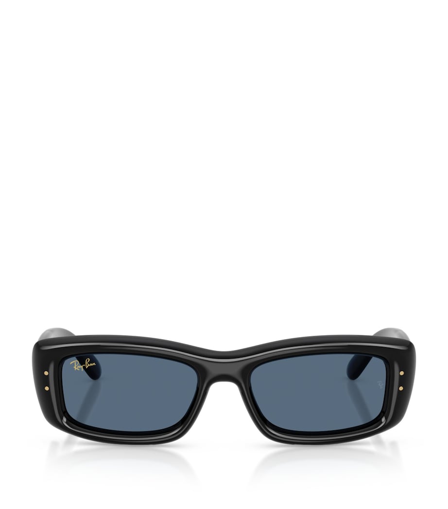 Lunettes de soleil rectangulaires Ray-Ban Kiliane Puffer, importées du Royaume-Uni