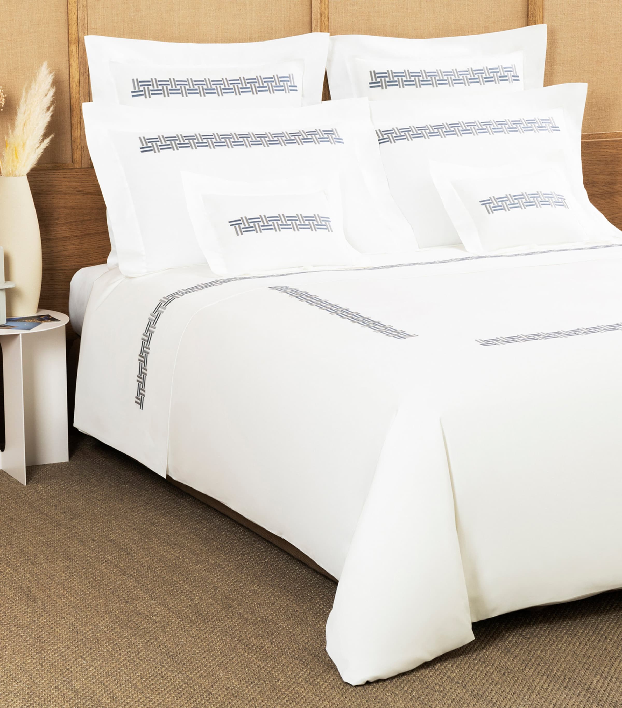 Frette Basket Weave Super King sheet set - British product