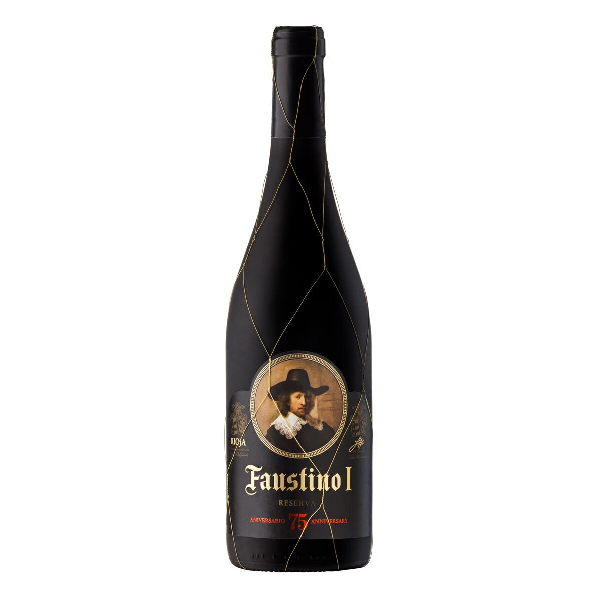 Faustino red wine 75th Anniversary Reserva Rioja 2018 75cl - British product
