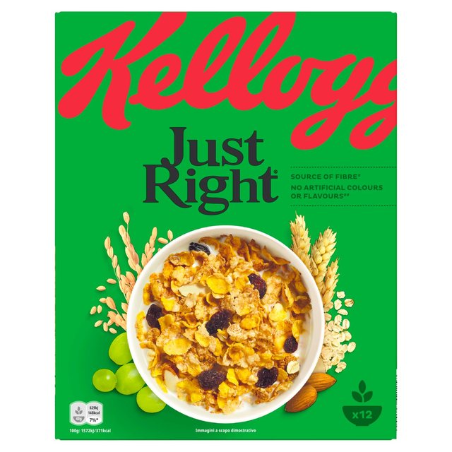 Kellogg's Just Right Breakfast Cereal   500g GOODS M&S   