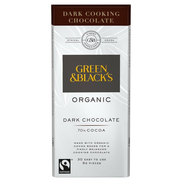 Green & Black's Organic Dark Cooking Chocolate   150g GOODS M&S   