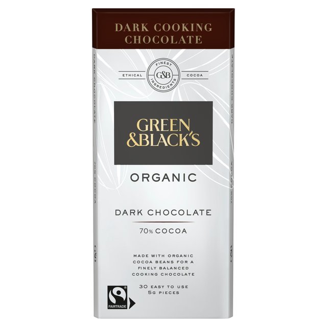 Green & Black's Organic Dark Cooking Chocolate   150g GOODS M&S   