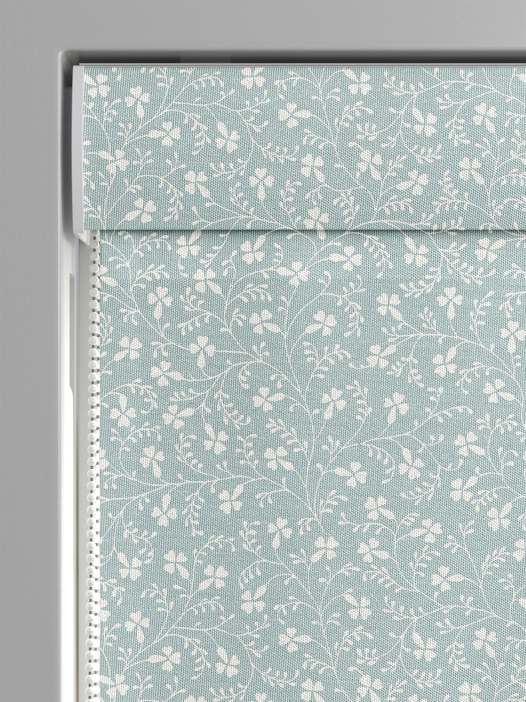 Laura Ashley Campion roman blind duck egg 100% cotton (British brand)