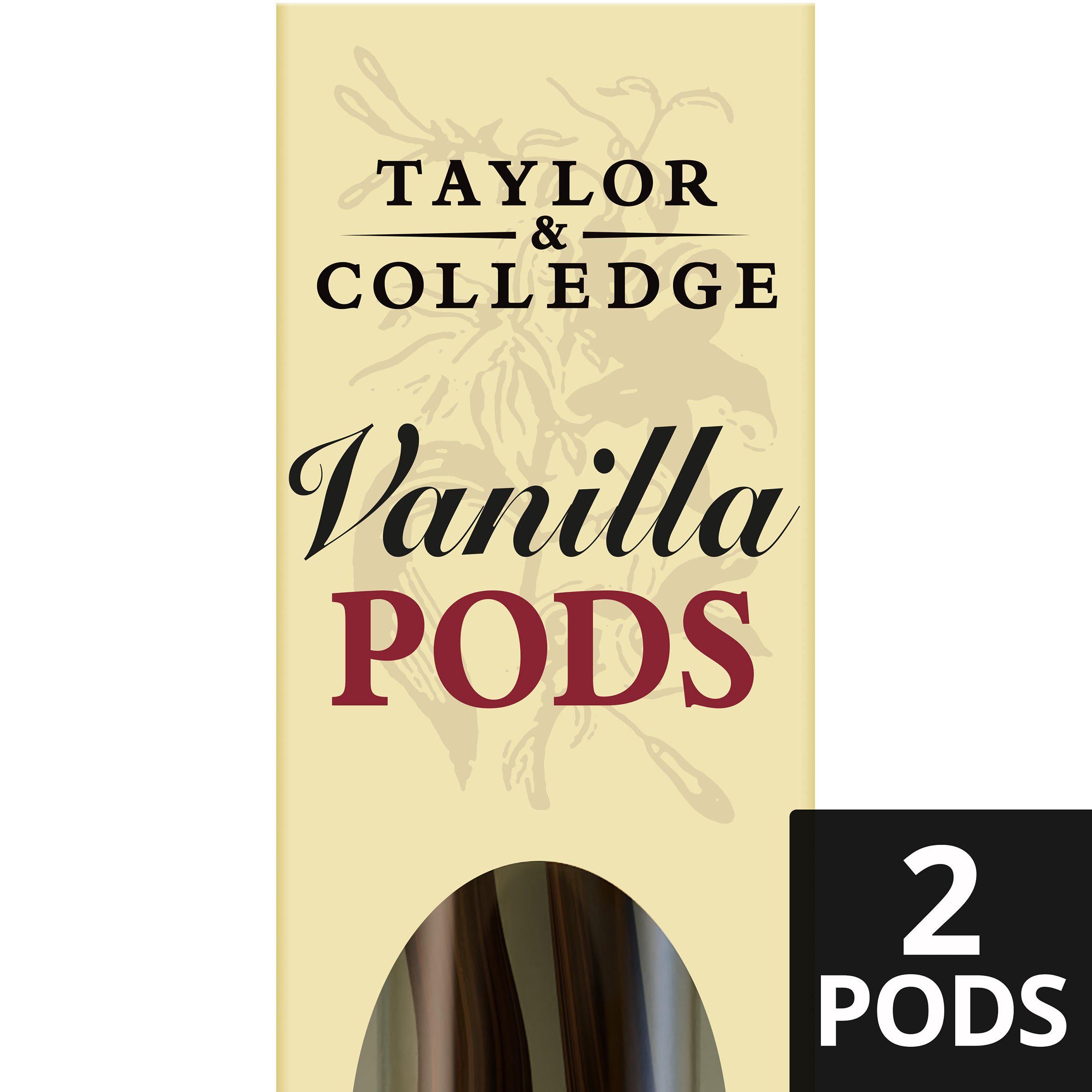 Taylor & Colledge Organic Vanilla Pods x2 Baking Essentials Sainsburys   