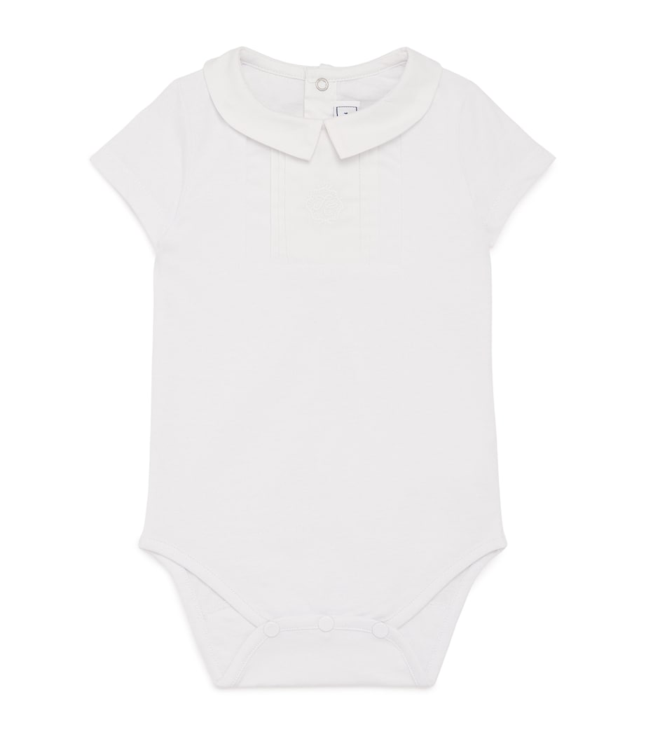 Tartine et Chocolat cotton frilled-collar bodysuit 3-36 months (British brand)