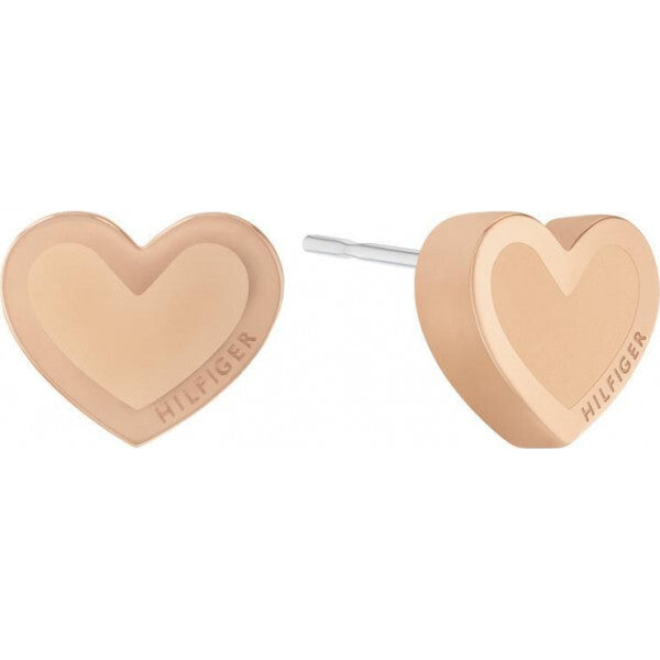 Tommy Hilfiger rose gold ladies earrings - British product
