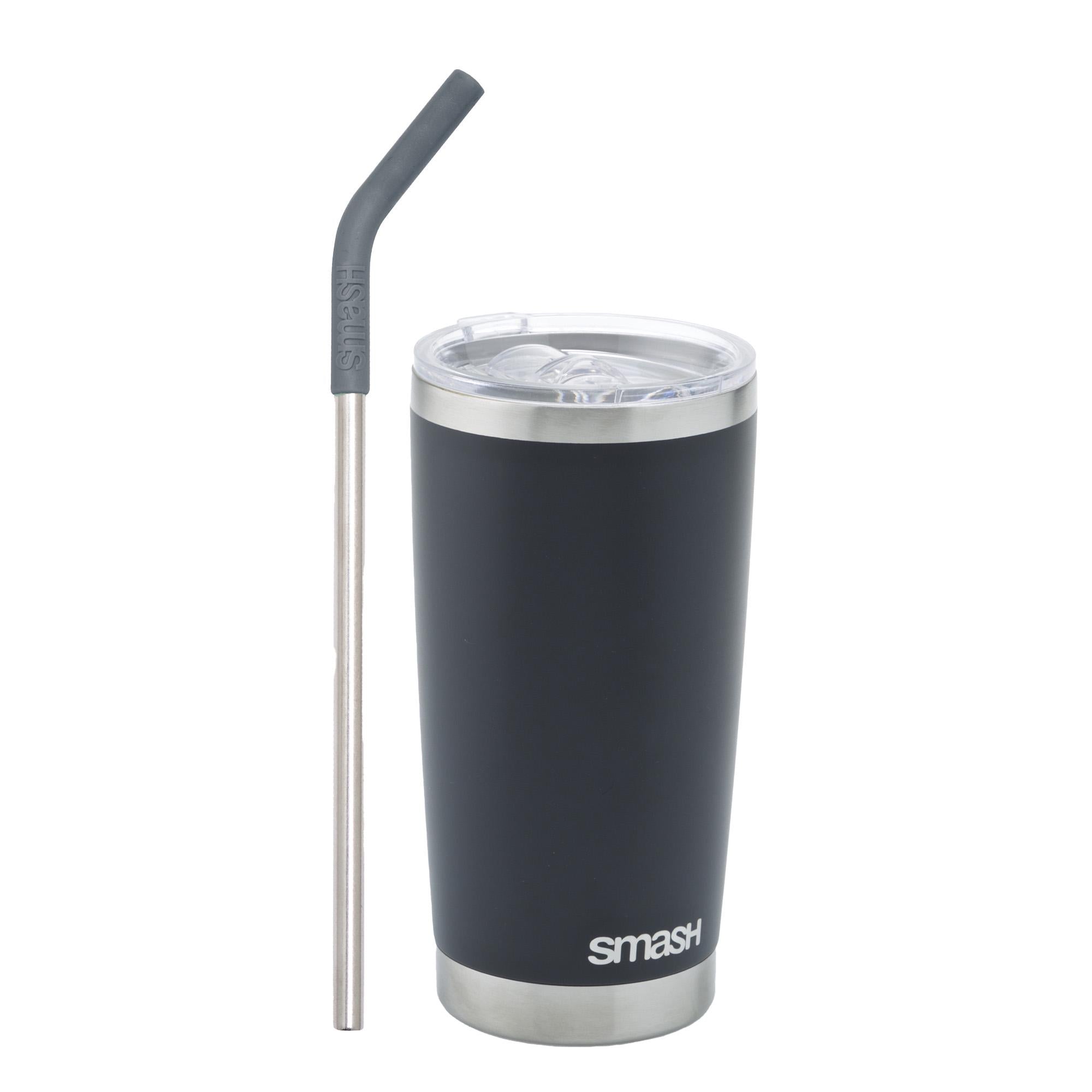 Smash Stainless Steel Smoothie Cup Black & Silver GOODS Sainsburys   