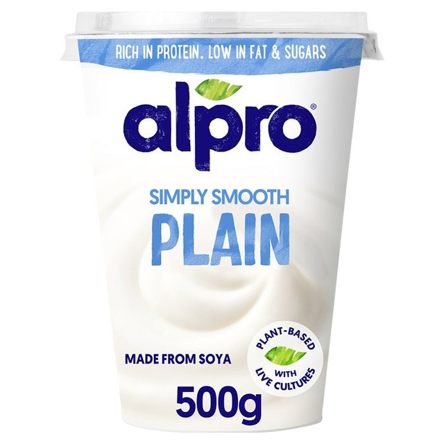 Alpro Plain Yoghurt Alternative   500g GOODS M&S   