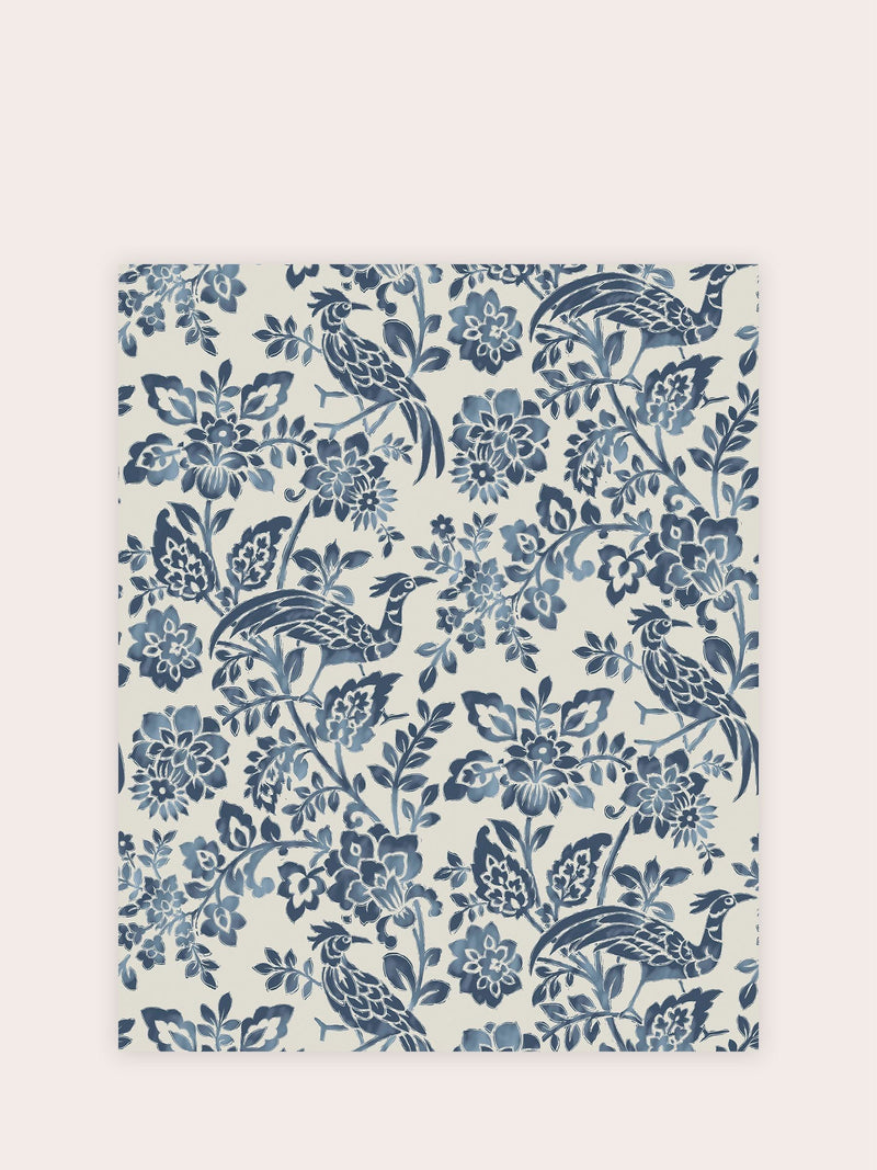 Laura Ashley Dark Seaspray Blue wallpaper 10m, UK version