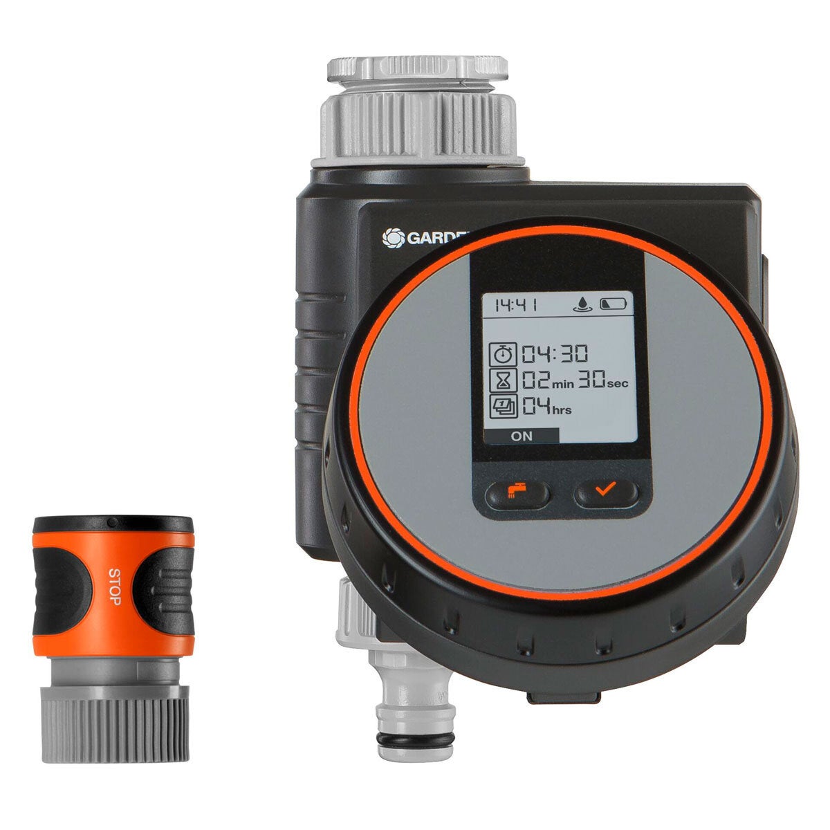 Gardena Flex Timer black irrigation controller, UK version