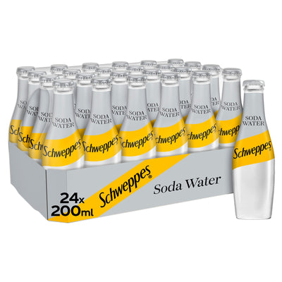 Schweppes Soda Water kullsyreholdig vann 24 x 200ml