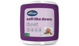 Silentnight 10.5 Tog Soft Like Down Double Duvet (British brand)