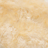 Bowron lambskin baby rug neutral 80x55cm - British product