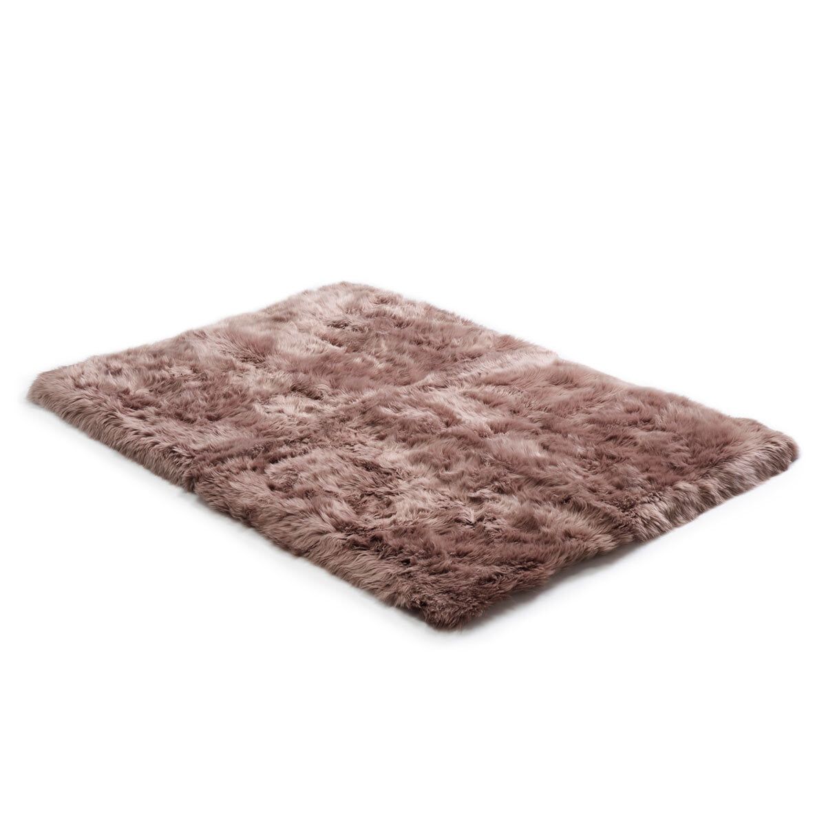 Bowron Sheepskin Area Rug 120 x 180cm in 5 Colours GOODS Costco UK