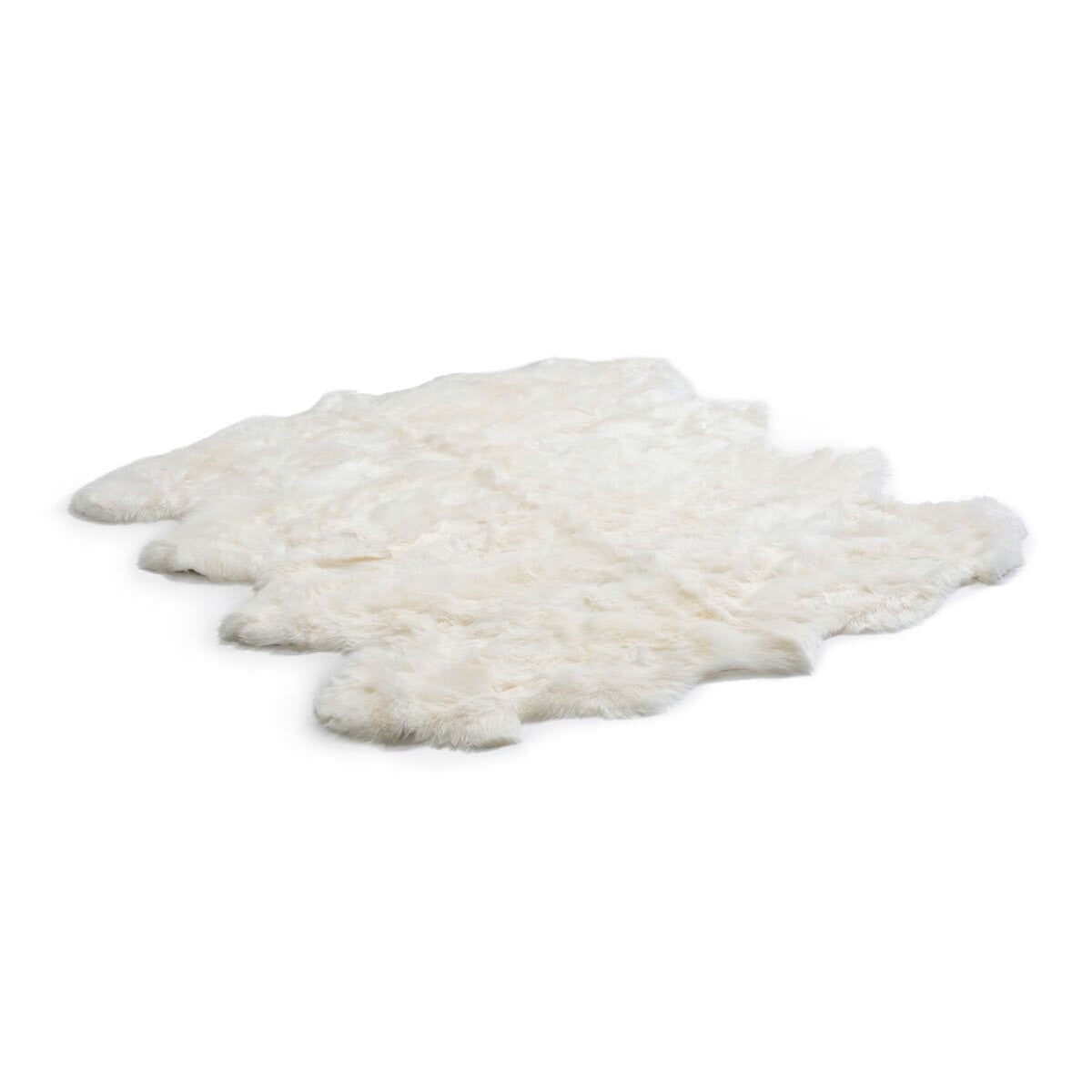 Bowron Longwool 100% Sheepskin Octo Rug in 5 Colours GOODS Costco UK