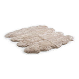 Bowron Longwool 100% Sheepskin Octo Rug in 5 Colours GOODS Costco UK