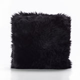 Bowron sheepskin cushion black 35x35cm, UK version