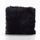 Bowron sheepskin cushion black 35x35cm, UK version