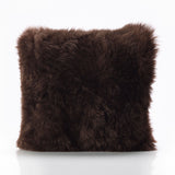 Bowron Single Sided Sheepskin Cushion in 7 Colours 35x35cm