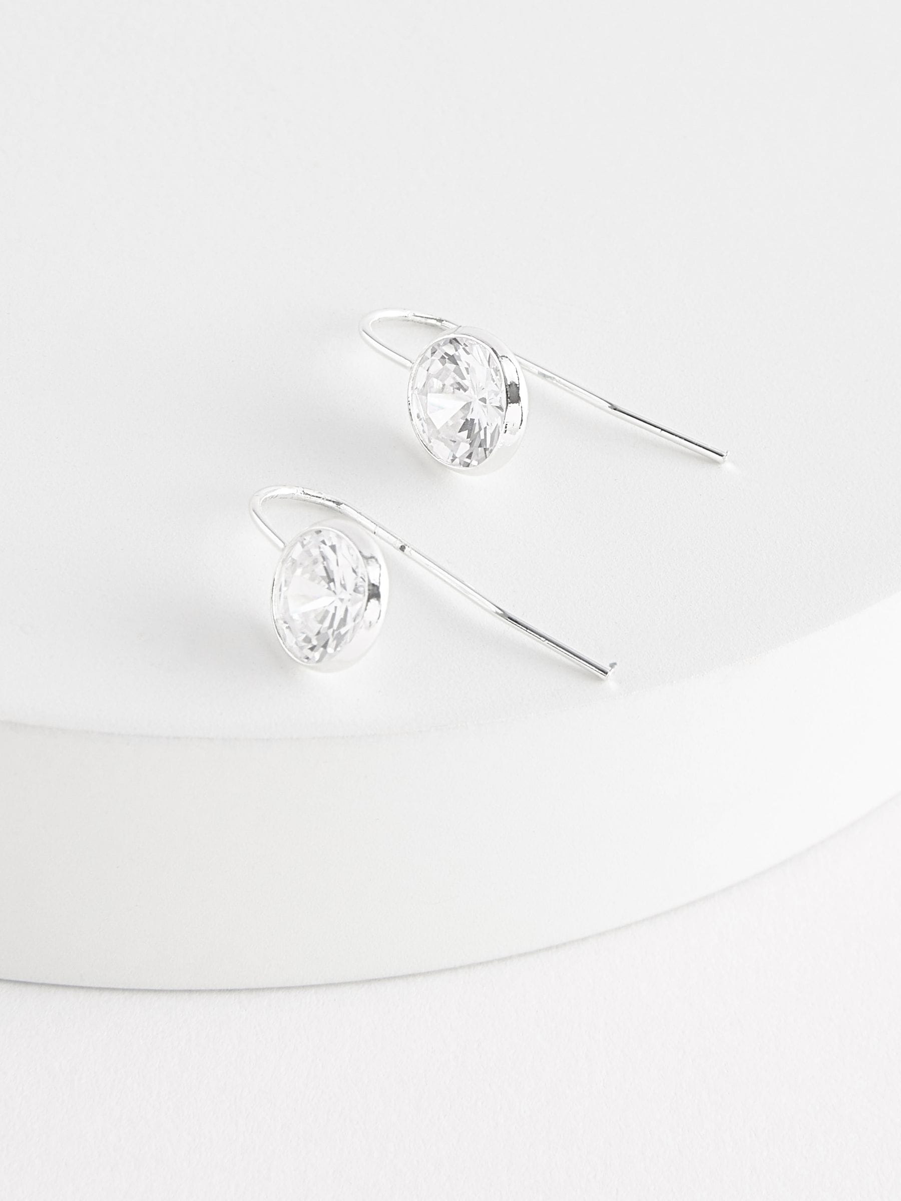 Gold Plated Sparkle Drop Earrings, UK version