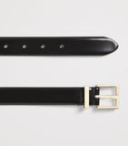 Sandro leather belt chunky gold buckle 2cm (British brand)