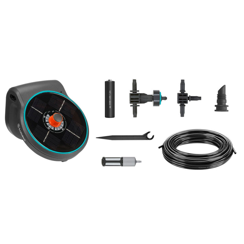 Gardena AquaBloom solar irrigation set with accessories, UK version