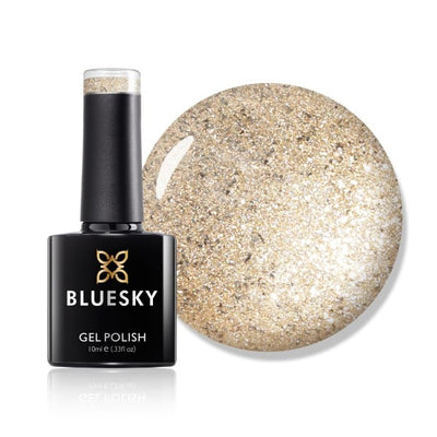 Bluesky Gel Polish Goldfish Gold Shimmer Finish Gel Nail Polish