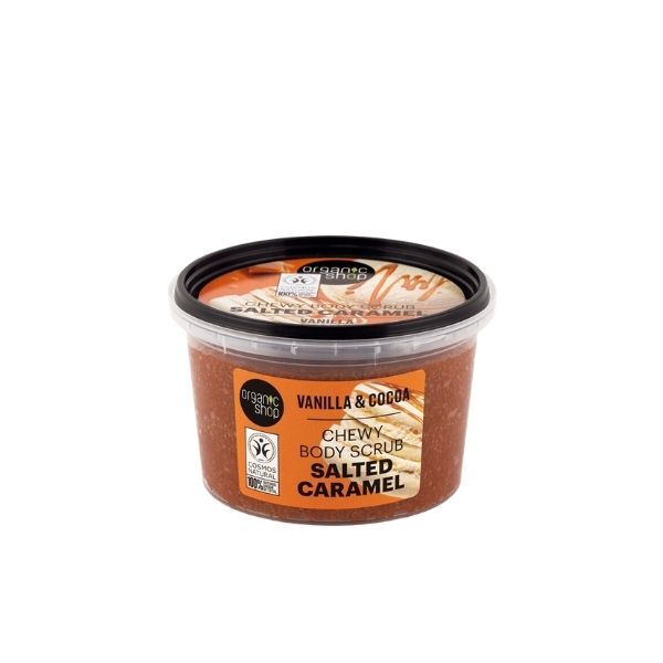 Organic Shop Salted Caramel Body Scrub Vanilla & Cocoa 250ml GOODS Superdrug   