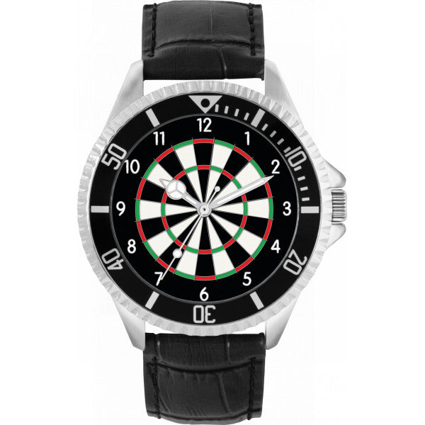 Toff London black dartboard watch 42mm (British brand)