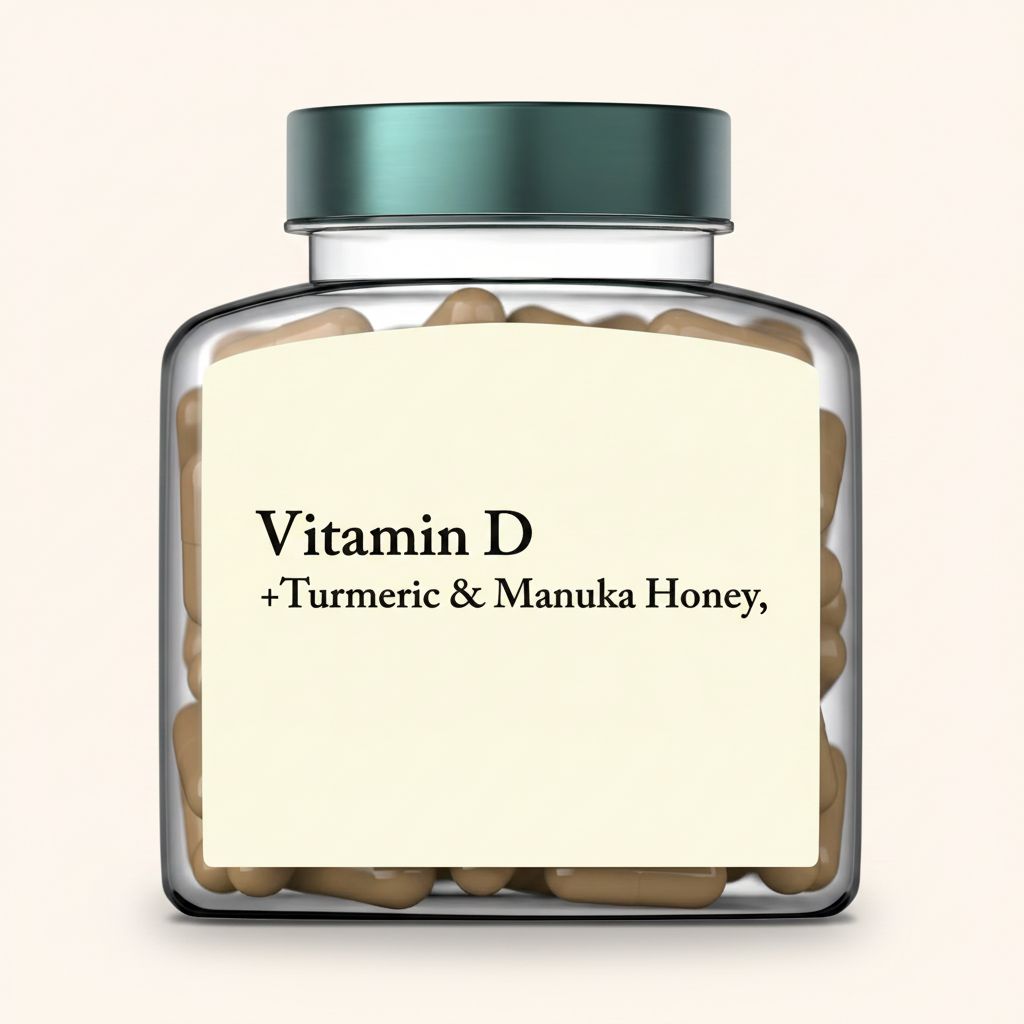 Holland & Barrett Turmeric + Manuka Honey 30 Capsules