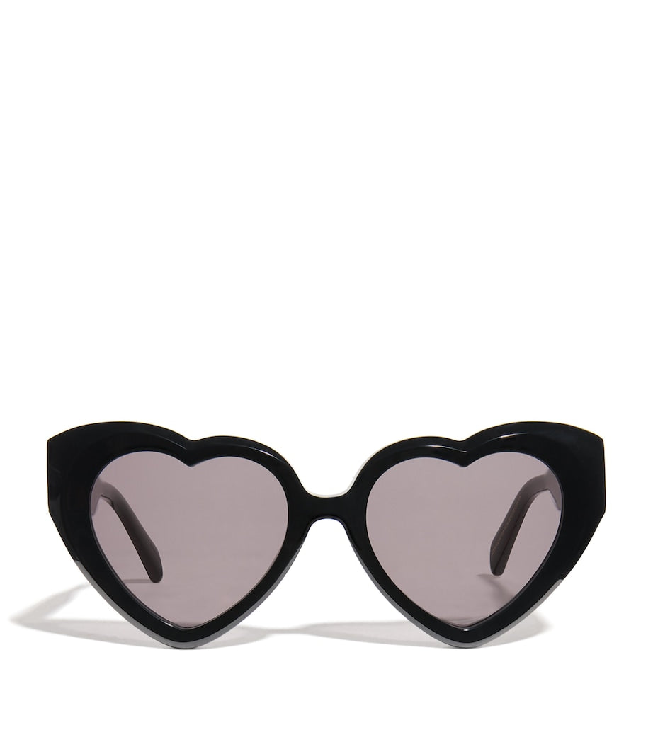 Maje heart-shaped sunglasses violet tinted lenses (British brand)