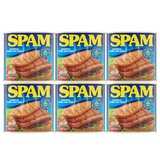 SPAM canned pork and ham, pack of six 340g cans (British brand)