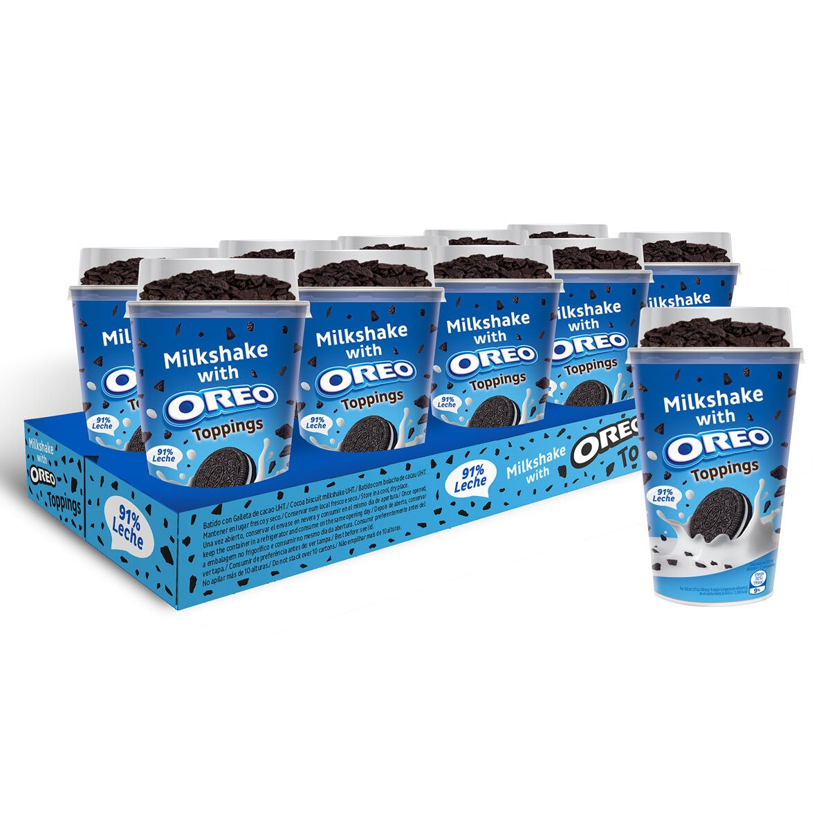 Oreo Milkshake with Oreo Topping 10 x 200ml (British brand)