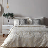 Paoletti marble oyster duvet cover set double - British product