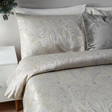 Paoletti marble oyster duvet cover set king - British product