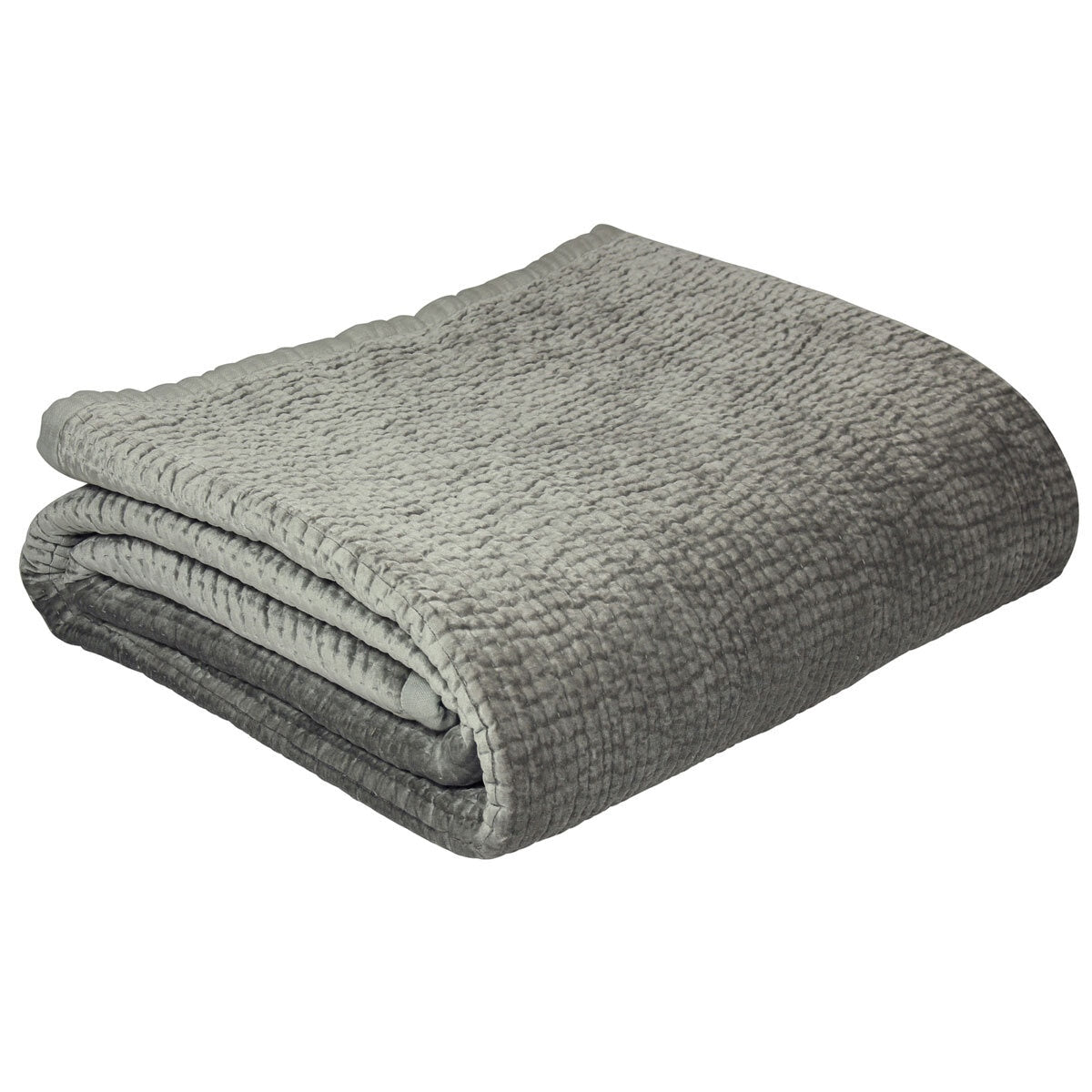 Paoletti Brooklands silver quilted king bedspread 240x250 cm (British brand)