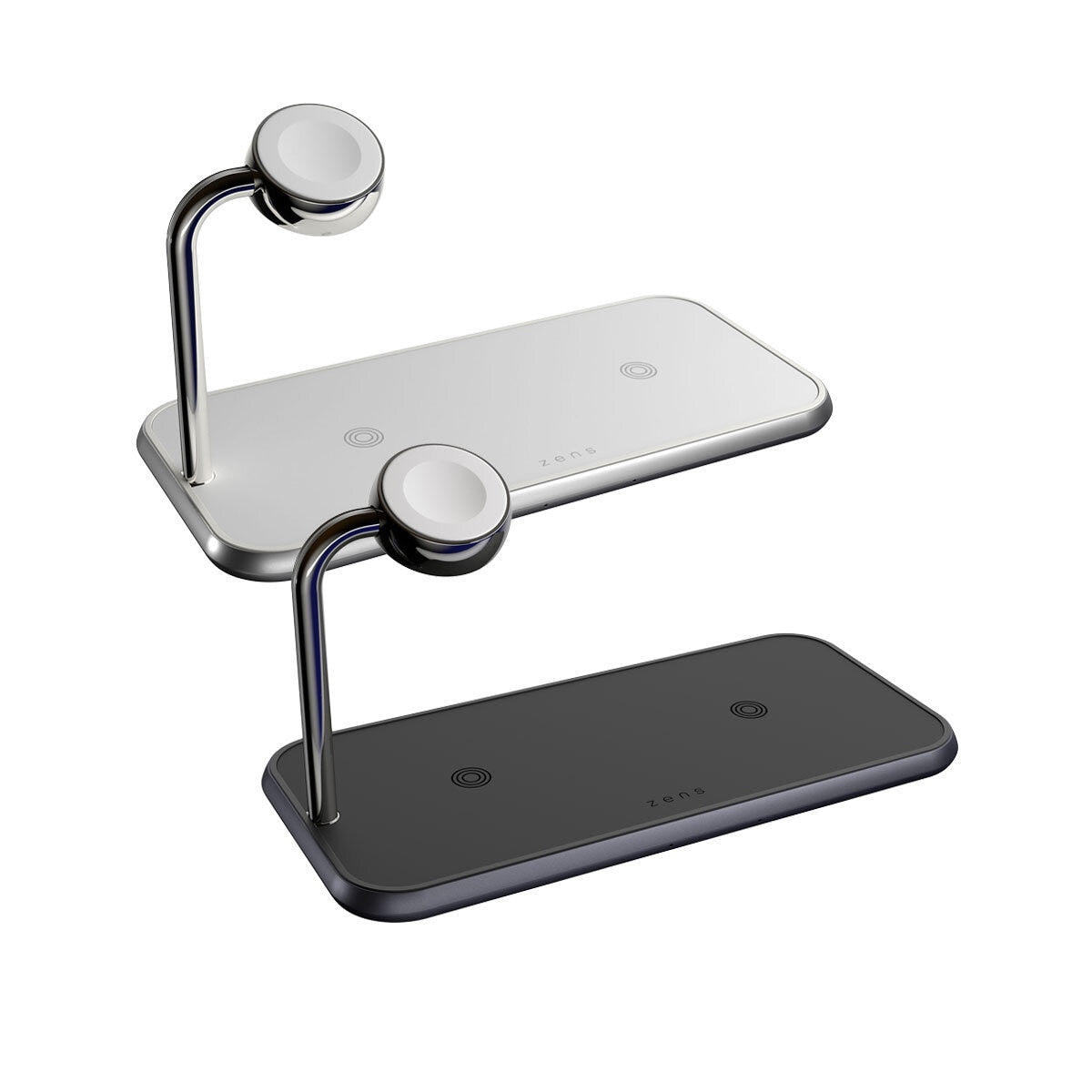 Zens Aluminium Dual Plus Watch Charger, imported from the UK