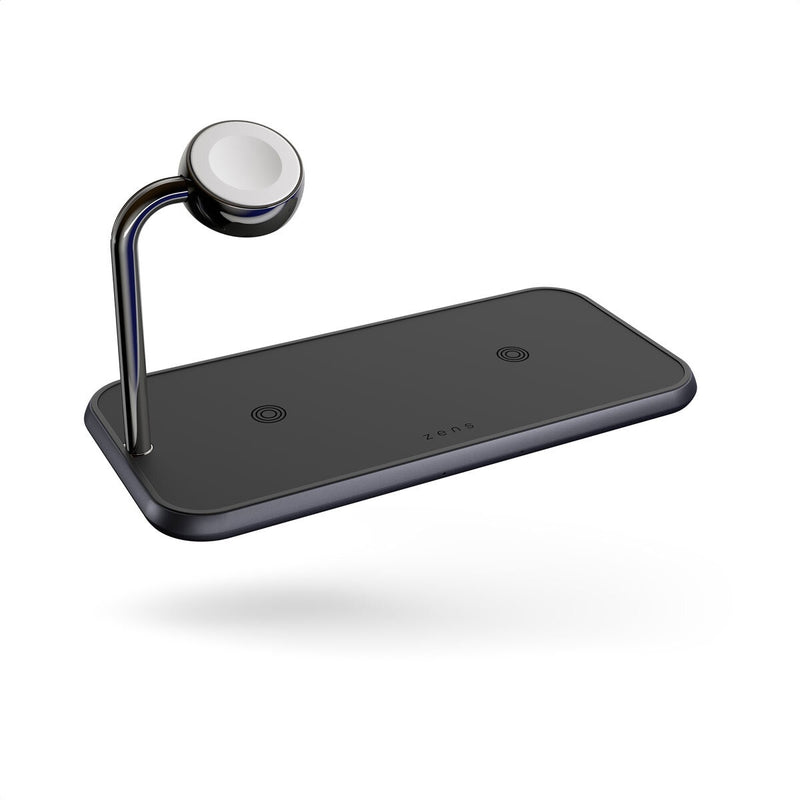 Zens Aluminium Dual Plus Watch Charger, imported from the UK