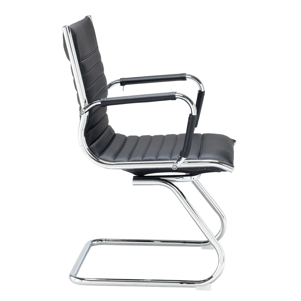 Dams Bari cantilever visitors chair black, UK version