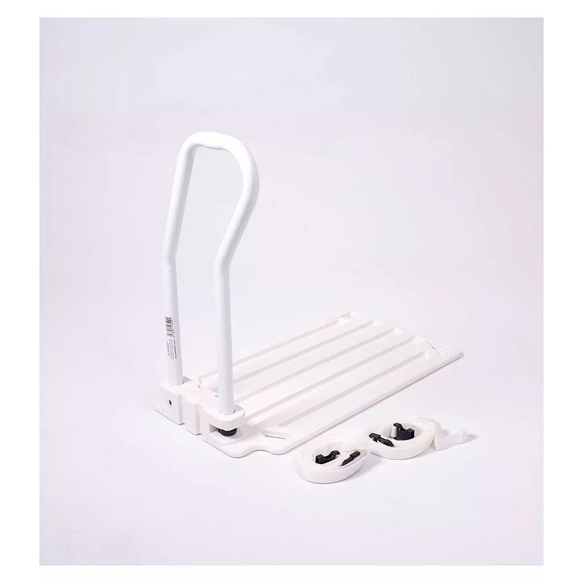 NRS Healthcare 2 in 1 Bed Rail Grab Handle, White - McGrocer
