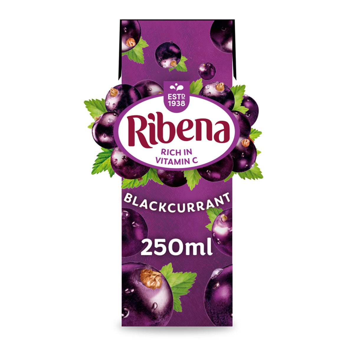 Ribena solbærjuicedrik 24 x 250 ml, importeret fra Storbritannien