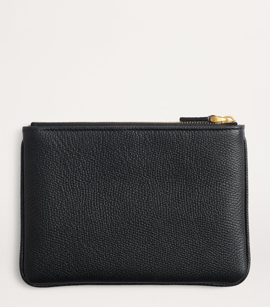 Valentino Garavani VLogo Signature leather pouch H11cm x W15.5cm, UK version