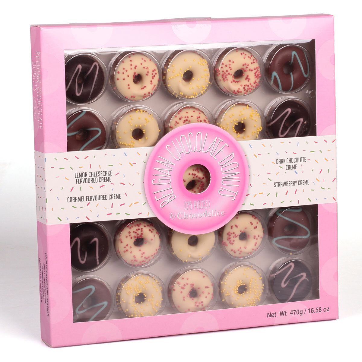 Chocodelice donut Belgian chocolate truffles mix - British product