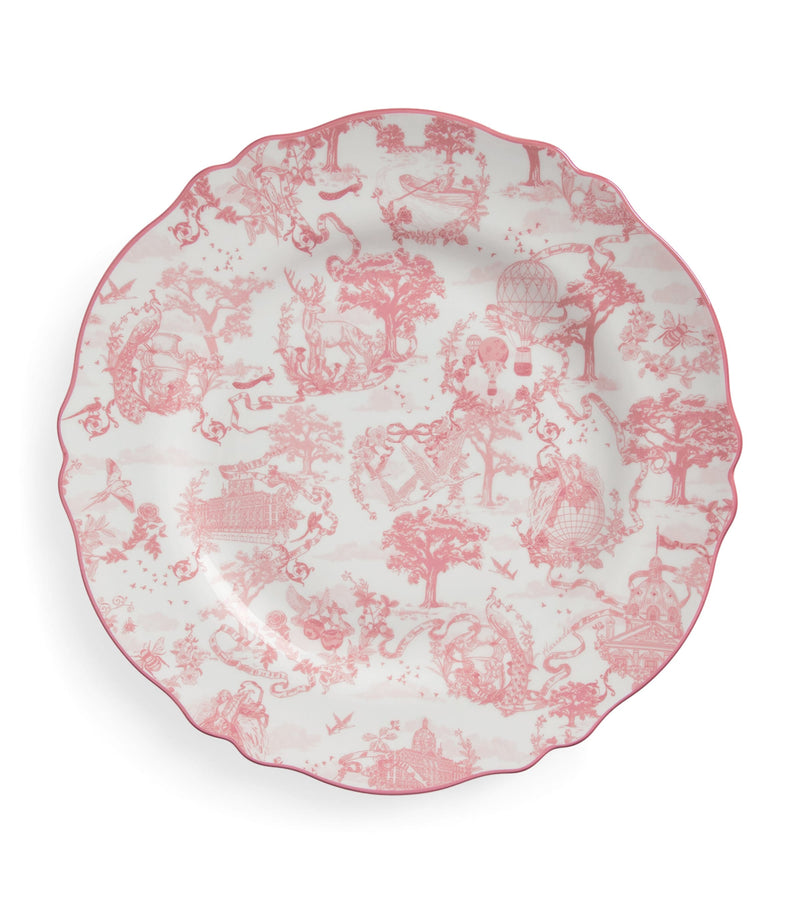 Harrods fine bone china toile dinner plate 27cm, UK version